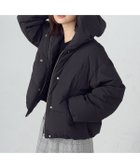 【コムサイズム/COMME CA ISM】のフーデッドショートダウン 人気、トレンドファッション・服の通販 founy(ファニー) ファッション Fashion レディースファッション WOMEN シャーリング Shirring ショート Short タフタ Taffeta ダウン Down デニム Denim フィット Fit ポケット Pocket エレガント 上品 Elegant thumbnail ブラック|ID: prp329100004212087 ipo3291000000029430938