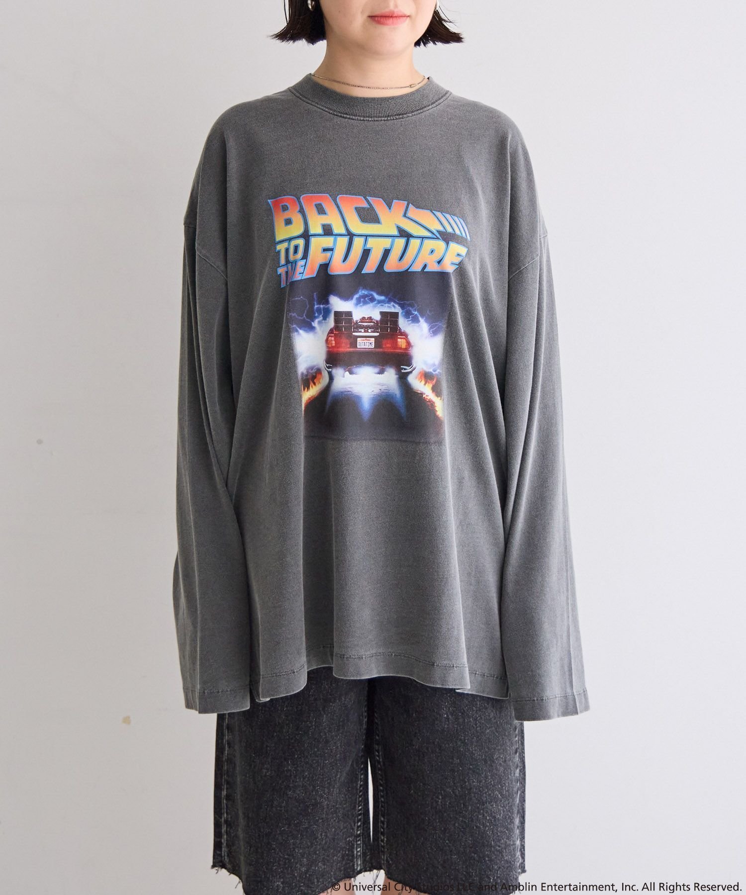 【ローリーズファーム/LOWRYS FARM】のBACK TO THE FUTUREロンT_MOM 人気、トレンドファッション・服の通販 founy(ファニー) 　ファッション　Fashion　レディースファッション　WOMEN　トップス・カットソー　Tops/Tshirt　ロング / Tシャツ　T-Shirts　プリント　Print　 other-1|ID: prp329100004212120 ipo3291000000029208926