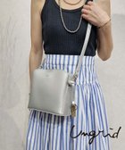 【スタイルコード/STYLE CODE】の【Ungrid/アングリッド】【WEB限定商品】キーリングチャーム付 ミニショルダーバッグ SLV|ID: prp329100004212156 ipo3291000000029538036