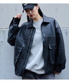 【コロニートゥーワンスリーナイン/COLONY 2139】の【UNISEX】ヴィンテージレザーライクA2フライトジャケット 人気、トレンドファッション・服の通販 founy(ファニー) ファッション Fashion レディースファッション WOMEN アウター Coat Outerwear ジャケット Jackets ヴィンテージ Vintage 春 Spring 今季 This Season ジャケット Jacket スウェット Sweat スタンド Stand スニーカー Sneakers デニム Denim トレンド Trend トレーナー Trainer ビッグ Big フェイクレザー Faux Leather フラップ Flap ブルゾン Blouson ボトム Bottom ポケット Pocket モチーフ Motif ユニセックス Unisex 冬 Winter A/W・秋冬 Aw・Autumn/Winter・Fw・Fall-Winter おすすめ Recommend 夏 Summer thumbnail ブラック|ID: prp329100004212179 ipo3291000000029209474