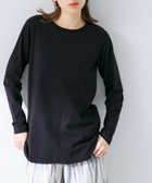 【サニーレーベル/Sonny Label / URBAN RESEARCH】のベーシックヘムレイヤーラウンドロングスリーブTシャツ 人気、トレンドファッション・服の通販 founy(ファニー) ファッション Fashion レディースファッション WOMEN トップス・カットソー Tops/Tshirt シャツ/ブラウス Shirts/Blouses ロング / Tシャツ T-Shirts 2024年 2024 2024春夏・S/S Ss,Spring/Summer,2024 S/S・春夏 Ss・Spring/Summer シンプル Simple スウェット Sweat バランス Balance ベーシック Basic 夏 Summer thumbnail ブラック|ID: prp329100004212197 ipo3291000000029474905