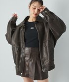 【イング/INGNI】のヴィンテージライクフェイクレザーBIGブルゾン 人気、トレンドファッション・服の通販 founy(ファニー) ファッション Fashion レディースファッション WOMEN アウター Coat Outerwear ブルゾン Blouson/Jackets インナー Inner インナーキャミ Inner Cami ヴィンテージ Vintage 秋 Autumn/Fall ジップ Zip バランス Balance ビッグ Big ブルゾン Blouson ポケット Pocket ロング Long A/W・秋冬 Aw・Autumn/Winter・Fw・Fall-Winter おすすめ Recommend 2024年 2024 2024-2025秋冬・A/W Aw/Autumn/Winter/Fw/Fall/2024-2025 thumbnail ブラウン|ID: prp329100004212205 ipo3291000000029209711