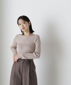 【ナチュラル ビューティー ベーシック/NATURAL BEAUTY BASIC】のデコルテラインリブニット 人気、トレンドファッション・服の通販 founy(ファニー) ファッション Fashion レディースファッション WOMEN トップス・カットソー Tops/Tshirt ニット Knit Tops オフショル Off Shoulder フェミニン Feminine リブニット Rib Knit ビジネス 仕事 通勤 Business |ID:prp329100004212319