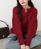 【ナチュラルクチュール/natural couture】の【WEB限定】お花刺繍袖タックカーデ 人気、トレンドファッション・服の通販 founy(ファニー) ファッション Fashion レディースファッション WOMEN トップス・カットソー Tops/Tshirt 2024年 2024 2024-2025秋冬・A/W Aw/Autumn/Winter/Fw/Fall/2024-2025 おすすめ Recommend インナー Inner カーディガン Cardigan キャミワンピース Cami Dress シンプル Simple スラックス Slacks デニム Denim ハイネック High Neck ポケット Pocket thumbnail レッド|ID: prp329100004212344 ipo3291000000029211068