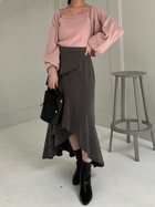 【スナイデル/SNIDEL】のラッフルマーメイドティアードスカート 人気、トレンドファッション・服の通販 founy(ファニー) ファッション Fashion レディースファッション WOMEN スカート Skirt ティアードスカート Tiered Skirts アシンメトリー Asymmetry ギンガム Gingham シャーリング Shirring ジョーゼット Georgette スーツ Suit チェック Check バランス Balance フィット Fit フロント Front 冬 Winter おすすめ Recommend thumbnail GRY[006]|ID: prp329100004212353 ipo3291000000029211094