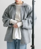 【ケービーエフ/KBF / URBAN RESEARCH】のハイネックシャギーコート GRAY|ID: prp329100004212413 ipo3291000000029300625