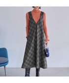 【キャラオクルス/CARA OCRUZ】のチェックのジャンパースカート 人気、トレンドファッション・服の通販 founy(ファニー) ファッション Fashion レディースファッション WOMEN スカート Skirt A/W・秋冬 Aw・Autumn/Winter・Fw・Fall-Winter インナー Inner チェック Check thumbnail チャコール|ID: prp329100004212418 ipo3291000000029211437