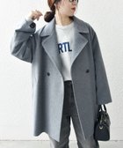 【シップス フォー ウィメン/SHIPS】のSHIPS any スタンド ダブル カラー コート 24FW 人気、トレンドファッション・服の通販 founy(ファニー) ファッション Fashion レディースファッション WOMEN アウター Coat Outerwear コート Coats おすすめ Recommend スタンド Stand ダブル Double チェスター Chester ハーフ Half マフラー Scarf 防寒 Cold Protection thumbnail チャコールグレー|ID: prp329100004212491 ipo3291000000029934936