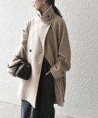 【シップス フォー ウィメン/SHIPS】のSHIPS any スタンド ダブル カラー コート 24FW 人気、トレンドファッション・服の通販 founy(ファニー) ファッション Fashion レディースファッション WOMEN アウター Coat Outerwear コート Coats おすすめ Recommend スタンド Stand ダブル Double チェスター Chester ハーフ Half マフラー Scarf 防寒 Cold Protection thumbnail ベージュ|ID: prp329100004212491 ipo3291000000029934938