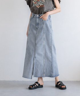 【ローリーズファーム/LOWRYS FARM】 CONEタイトロングスカート人気、トレンドファッション・服の通販 founy(ファニー) ファッション Fashion レディースファッション WOMEN スカート Skirt ロングスカート Long Skirt おすすめ Recommend ジャケット Jacket スウェット Sweat スリット Slit デニム Denim フロント Front 春 Spring |ID:prp329100004212596