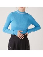 【リリーブラウン/Lily Brown】のバイカラーラインリブニット 人気、トレンドファッション・服の通販 founy(ファニー) ファッション Fashion レディースファッション WOMEN トップス・カットソー Tops/Tshirt ニット Knit Tops おすすめ Recommend シンプル Simple スカラップ Scalloped フィット Fit ベーシック Basic リブニット Rib Knit エレガント 上品 Elegant thumbnail BLU[086]|ID: prp329100004212648 ipo3291000000029214000