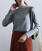 【プールヴー/PourVous】のフライスボートネックロングスリーブシャツ 人気、トレンドファッション・服の通販 founy(ファニー) ファッション Fashion レディースファッション WOMEN トップス・カットソー Tops/Tshirt シャツ/ブラウス Shirts/Blouses 定番 Standard thumbnail 杢グレー|ID: prp329100004212781 ipo3291000000029309995