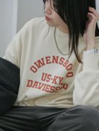 【サマンサモスモス/Samansa Mos2】のロゴ入りビッグスウェット 人気、トレンドファッション・服の通販 founy(ファニー) ファッション Fashion レディースファッション WOMEN トップス・カットソー Tops/Tshirt パーカ Sweats スウェット Sweat ビッグ Big プリント Print thumbnail キナリ|ID: prp329100004212825 ipo3291000000029554436