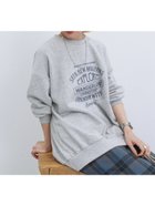 【サマンサモスモス/Samansa Mos2】のロゴ入りビッグスウェット 人気、トレンドファッション・服の通販 founy(ファニー) ファッション Fashion レディースファッション WOMEN トップス・カットソー Tops/Tshirt パーカ Sweats スウェット Sweat ビッグ Big プリント Print thumbnail TOPグレー|ID: prp329100004212825 ipo3291000000029554440