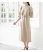 【ミッシュマッシュ/MISCH MASCH】のベルト付きパフスリーブワンピース ベージュ|ID: prp329100004213114 ipo3291000000030510406