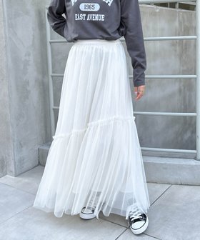 【イング/INGNI】 チュールティアードSK人気、トレンドファッション・服の通販 founy(ファニー) ファッション Fashion レディースファッション WOMEN スカート Skirt おすすめ Recommend シアー Sheer シンプル Simple スウェット Sweat チュール Tulle ティアード Tiered ティアードスカート Tiered Skirt トレンド Trend バレエ Ballet フェミニン Feminine フレア Flare ロング Long |ID:prp329100004213293