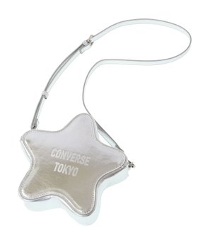 【コンバーストウキョウ/CONVERSE TOKYO】のSTAR MINI SHOULDER BAG 人気、トレンドファッション・服の通販 founy(ファニー) ファッション Fashion レディースファッション WOMEN バッグ Bag ショルダー Shoulder シルバー Silver シンプル Simple ワンポイント One Point |ID:prp329100004213320