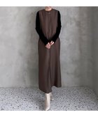 【ドゥ アルシーヴ/Doux archives】のツイードジャンスカ 人気、トレンドファッション・服の通販 founy(ファニー) ファッション Fashion レディースファッション WOMEN A/W・秋冬 Aw・Autumn/Winter・Fw・Fall-Winter インナー Inner ジップ Zip スリット Slit ツィード Tweed フロント Front ロング Long thumbnail BROWN|ID: prp329100004213498 ipo3291000000029352547