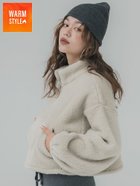 【コカ/COCA】のボアハーフジップブルゾン 人気、トレンドファッション・服の通販 founy(ファニー) ファッション Fashion レディースファッション WOMEN アウター Coat Outerwear ブルゾン Blouson/Jackets thumbnail Lt.beige|ID: prp329100004213540 ipo3291000000029221299