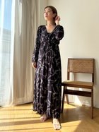 【スナイデル ホーム/SNIDEL HOME】のリボンカシュクールワンピース 人気、トレンドファッション・服の通販 founy(ファニー) ファッション Fashion レディースファッション WOMEN ワンピース Dress おすすめ Recommend なめらか Smooth カットソー Cut And Sew プリント Print リボン Ribbon thumbnail NVY[089]|ID: prp329100004213549 ipo3291000000029221360