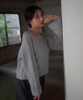 【プロポーション ボディドレッシング/PROPORTION BODY DRESSING】のスパンコール畦ニット WEB限定カラー ブルー 24AW 人気、トレンドファッション・服の通販 founy(ファニー) ファッション Fashion レディースファッション WOMEN トップス・カットソー Tops/Tshirt ニット Knit Tops 2024年 2024 2024-2025秋冬・A/W Aw/Autumn/Winter/Fw/Fall/2024-2025 ウォーム Worm スパンコール Sequins リラックス Relax 畦 Ridge |ID:prp329100004213661