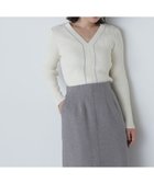 【ナチュラル ビューティー ベーシック/NATURAL BEAUTY BASIC】のVネックラメラインリブニット 人気、トレンドファッション・服の通販 founy(ファニー) ファッション Fashion レディースファッション WOMEN トップス・カットソー Tops/Tshirt ニット Knit Tops Vネック V-Neck デコルテ Decolletage フィット Fit ベーシック Basic 定番 Standard ビジネス 仕事 通勤 Business thumbnail オフ1|ID: prp329100004213762 ipo3291000000029474077