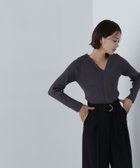 【ナチュラル ビューティー ベーシック/NATURAL BEAUTY BASIC】のVネックラメラインリブニット 人気、トレンドファッション・服の通販 founy(ファニー) ファッション Fashion レディースファッション WOMEN トップス・カットソー Tops/Tshirt ニット Knit Tops Vネック V-Neck デコルテ Decolletage フィット Fit ベーシック Basic 定番 Standard ビジネス 仕事 通勤 Business thumbnail チャコール1|ID: prp329100004213762 ipo3291000000029474078