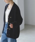 【ノーブル / スピック&スパン/NOBLE / Spick & Span】のYAK/ヤク ダブルボタンニットカーディガン 人気、トレンドファッション・服の通販 founy(ファニー) ファッション Fashion レディースファッション WOMEN トップス・カットソー Tops/Tshirt ニット Knit Tops カーディガン Cardigans カーディガン Cardigan 人気 Popularity 再入荷 Restock/Back In Stock/Re Arrival thumbnail ネイビー|ID: prp329100004213817 ipo3291000000029497166