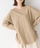 【その他のブランド/Other】のリップルダブルフェイス 裾ラウンド長袖Tシャツ 033-ベージュ|ID: prp329100004213913 ipo3291000000029985367