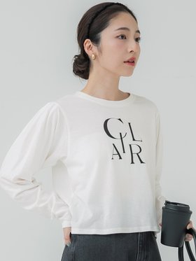 【コカ/COCA】の天竺パフスリーブロゴTシャツ 人気、トレンドファッション・服の通販 founy(ファニー) ファッション Fashion レディースファッション WOMEN トップス・カットソー Tops/Tshirt シャツ/ブラウス Shirts/Blouses ロング / Tシャツ T-Shirts |ID:prp329100004213922