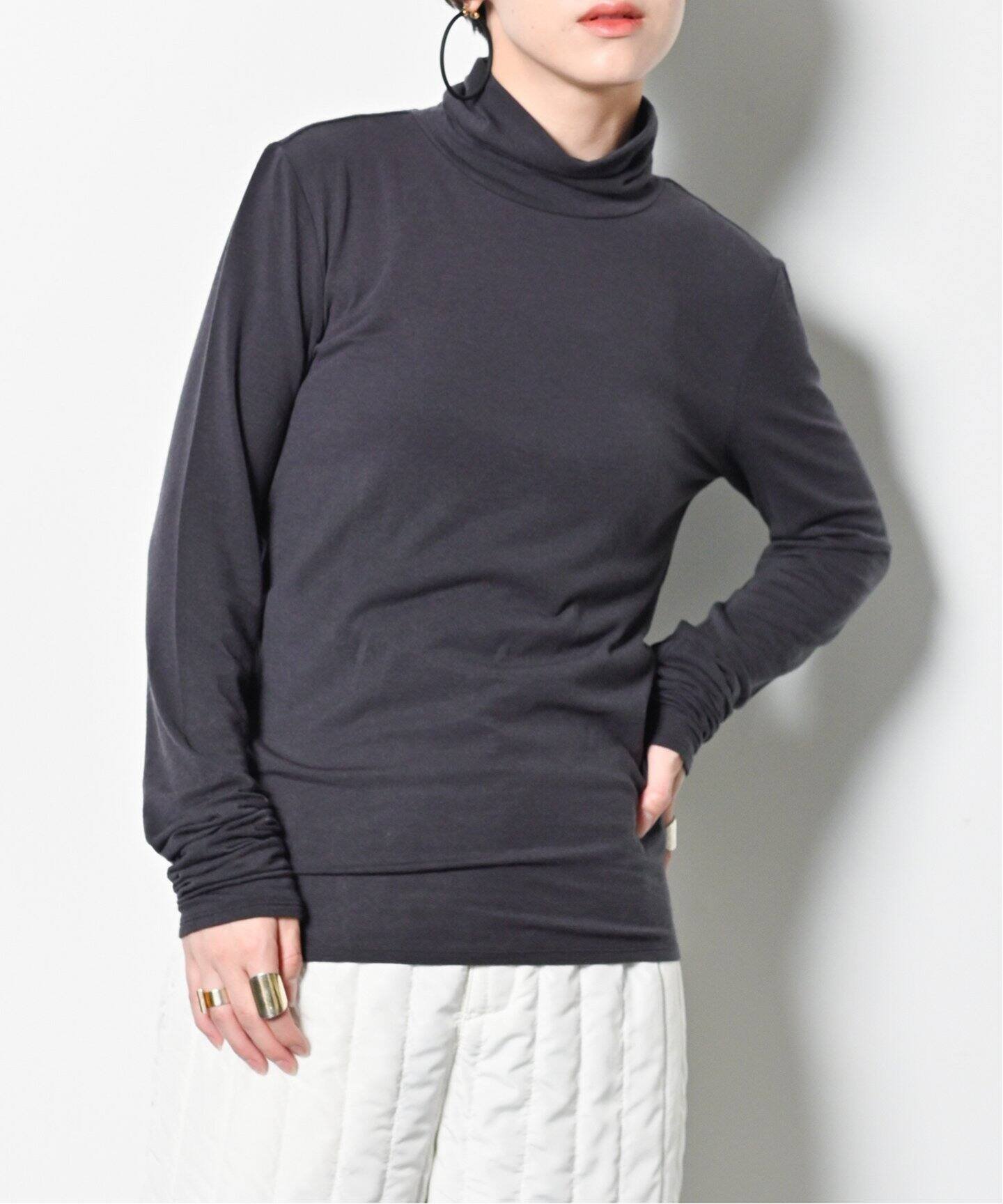 【シティーショップ/CITYSHOP】のSHEER SOFT TURTLE カットソー 人気、トレンドファッション・服の通販 founy(ファニー) 　ファッション　Fashion　レディースファッション　WOMEN　トップス・カットソー　Tops/Tshirt　カットソー　Cut and Sewn　2024年　2024　2024-2025秋冬・A/W　Aw/Autumn/Winter/Fw/Fall/2024-2025　カットソー　Cut And Sew　フィット　Fit　 other-1|ID: prp329100004213947 ipo3291000000029224621