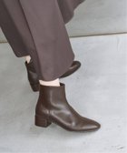 【ル タロン/Le Talon】の3.5cmスクエアショートブーツ 人気、トレンドファッション・服の通販 founy(ファニー) ファッション Fashion レディースファッション WOMEN おすすめ Recommend ガラス Glass グラス Glass ボトム Bottom 人気 Popularity thumbnail ブラウン|ID: prp329100004214256 ipo3291000000029226443