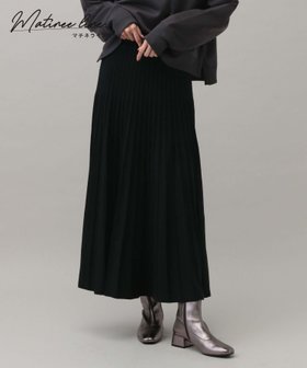 【グローバルワーク/GLOBAL WORK】のMATINEE LINE/なめらかニットスカート/149898 人気、トレンドファッション・服の通販 founy(ファニー) ファッション Fashion レディースファッション WOMEN スカート Skirt なめらか Smooth シルク Silk セットアップ Set Up プリーツ Pleats ランダム Random 楽ちん Easy |ID:prp329100004214532