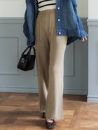 【コカ/COCA】のスムースニットパンツ 人気、トレンドファッション・服の通販 founy(ファニー) ファッション Fashion レディースファッション WOMEN パンツ Pants なめらか Smooth ポケット Pocket 楽ちん Easy thumbnail Beige|ID: prp329100004214855 ipo3291000000029230521