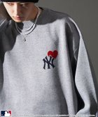 【フリークスストア/FREAK'S STORE】のMLB 別注 ハートロゴジャガードニット【限定展開】 人気、トレンドファッション・服の通販 founy(ファニー) ファッション Fashion レディースファッション WOMEN トップス・カットソー Tops/Tshirt ニット Knit Tops A/W・秋冬 Aw・Autumn/Winter・Fw・Fall-Winter 冬 Winter おすすめ Recommend アクリル Acrylic ワンポイント One Point 別注 Special Order thumbnail グレー/NY|ID: prp329100004215179 ipo3291000000029613336