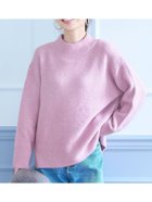 【コカ/COCA】のベーシックバルキーハイネックニット 人気、トレンドファッション・服の通販 founy(ファニー) ファッション Fashion レディースファッション WOMEN トップス・カットソー Tops/Tshirt ニット Knit Tops スリット Slit セーター Sweater ハイネック High Neck ポケット Pocket リラックス Relax thumbnail Pink|ID: prp329100004215324 ipo3291000000029234593