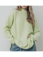 【コカ/COCA】のベーシックバルキーハイネックニット Lt.green|ID:prp329100004215324