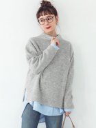 【コカ/COCA】のベーシックバルキーハイネックニット 人気、トレンドファッション・服の通販 founy(ファニー) ファッション Fashion レディースファッション WOMEN トップス・カットソー Tops/Tshirt ニット Knit Tops スリット Slit セーター Sweater ハイネック High Neck ポケット Pocket リラックス Relax thumbnail Lt.gray|ID: prp329100004215324 ipo3291000000029234601