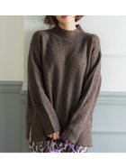 【コカ/COCA】のベーシックバルキーハイネックニット 人気、トレンドファッション・服の通販 founy(ファニー) ファッション Fashion レディースファッション WOMEN トップス・カットソー Tops/Tshirt ニット Knit Tops スリット Slit セーター Sweater ハイネック High Neck ポケット Pocket リラックス Relax thumbnail Brown|ID: prp329100004215324 ipo3291000000029234602