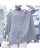 【コカ/COCA】のタートルニットチュニック Gray|ID:prp329100004215327