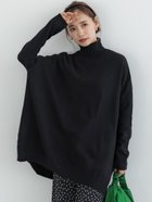 【コカ/COCA】のタートルニットチュニック 人気、トレンドファッション・服の通販 founy(ファニー) ファッション Fashion レディースファッション WOMEN トップス・カットソー Tops/Tshirt ニット Knit Tops thumbnail Black|ID: prp329100004215327 ipo3291000000029234648