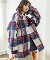 【ニコアンド/niko and】のシャギーチェックジャケット 人気、トレンドファッション・服の通販 founy(ファニー) ファッション Fashion レディースファッション WOMEN アウター Coat Outerwear ジャケット Jackets A/W・秋冬 Aw・Autumn/Winter・Fw・Fall-Winter おすすめ Recommend ウォーム Worm コンパクト Compact ジャケット Jacket チェック Check ワイド Wide 秋 Autumn/Fall |ID:prp329100004215370