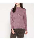 【クロコダイル/CROCODILE】のCROCODILE LADIES/千鳥柄ハイネックカットソー 人気、トレンドファッション・服の通販 founy(ファニー) ファッション Fashion レディースファッション WOMEN トップス・カットソー Tops/Tshirt カットソー Cut and Sewn カットソー Cut And Sew ジャカード Jacquard thumbnail ワイン|ID: prp329100004215902 ipo3291000000029404273