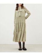 【ミラオーウェン/Mila Owen】のボウタイティアードワンピース 人気、トレンドファッション・服の通販 founy(ファニー) ファッション Fashion レディースファッション WOMEN ワンピース Dress インナーキャミ Inner Cami コンパクト Compact ジョーゼット Georgette フィット Fit フェミニン Feminine フラワー Flower フレア Flare プリント Print リボン Ribbon エレガント 上品 Elegant thumbnail YEL[032]|ID: prp329100004215964 ipo3291000000029241668