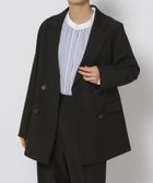 【グローバルワーク/GLOBAL WORK】のウツクシルエットダブルジャケット/133614 人気、トレンドファッション・服の通販 founy(ファニー) ファッション Fashion レディースファッション WOMEN アウター Coat Outerwear ジャケット Jackets ジャケット Jacket ストレッチ Stretch ダブル Double ワイド Wide thumbnail ブラック09|ID: prp329100004216706 ipo3291000000029247380