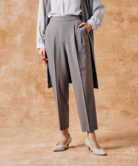 【グローバルワーク/GLOBAL WORK】 ウツクシルエットテーパードパンツ/133595人気、トレンドファッション・服の通販 founy(ファニー) ファッション Fashion レディースファッション WOMEN パンツ Pants ギャザー Gather ジップ Zip ジャケット Jacket ストレッチ Stretch センター Center ダブル Double 定番 Standard 人気 Popularity フラット Flat フロント Front ポケット Pocket リラックス Relax ワイド Wide セレモニー Ceremony |ID:prp329100004216722