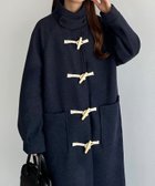 【ジュノア/JUNOAH】のcallautia ダッフルコート 人気、トレンドファッション・服の通販 founy(ファニー) ファッション Fashion レディースファッション WOMEN アウター Coat Outerwear コート Coats ダッフルコート Duffle Coats ダッフルコート Duffel Coat thumbnail ネイビー|ID: prp329100004216767 ipo3291000000029247958