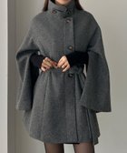 【ジュノア/JUNOAH】のLouere ハイネックミドル丈コート 人気、トレンドファッション・服の通販 founy(ファニー) ファッション Fashion レディースファッション WOMEN アウター Coat Outerwear コート Coats ハイネック High Neck ミドル Middle thumbnail ダークグレー|ID: prp329100004216820 ipo3291000000029547018