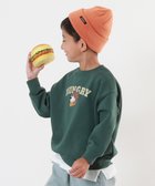 【デビロック/devirock / KIDS】のデビラボ プリント 裏起毛 BOXシルエット トレーナー 023-ベア-Dグリーン|ID: prp329100004216919 ipo3291000000030089925