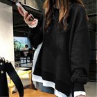 【ミニミニストア/miniministore】のレイヤード風 スウェットトレーナー 春秋 ブラック|ID: prp329100004216932 ipo3291000000029420968